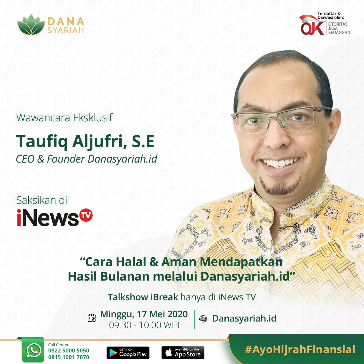 Dana Syariah Cara Halal dan Aman Mendapatkan Hasil Bulanan Melalui Danasyariah.id - Talkshow iNews TV