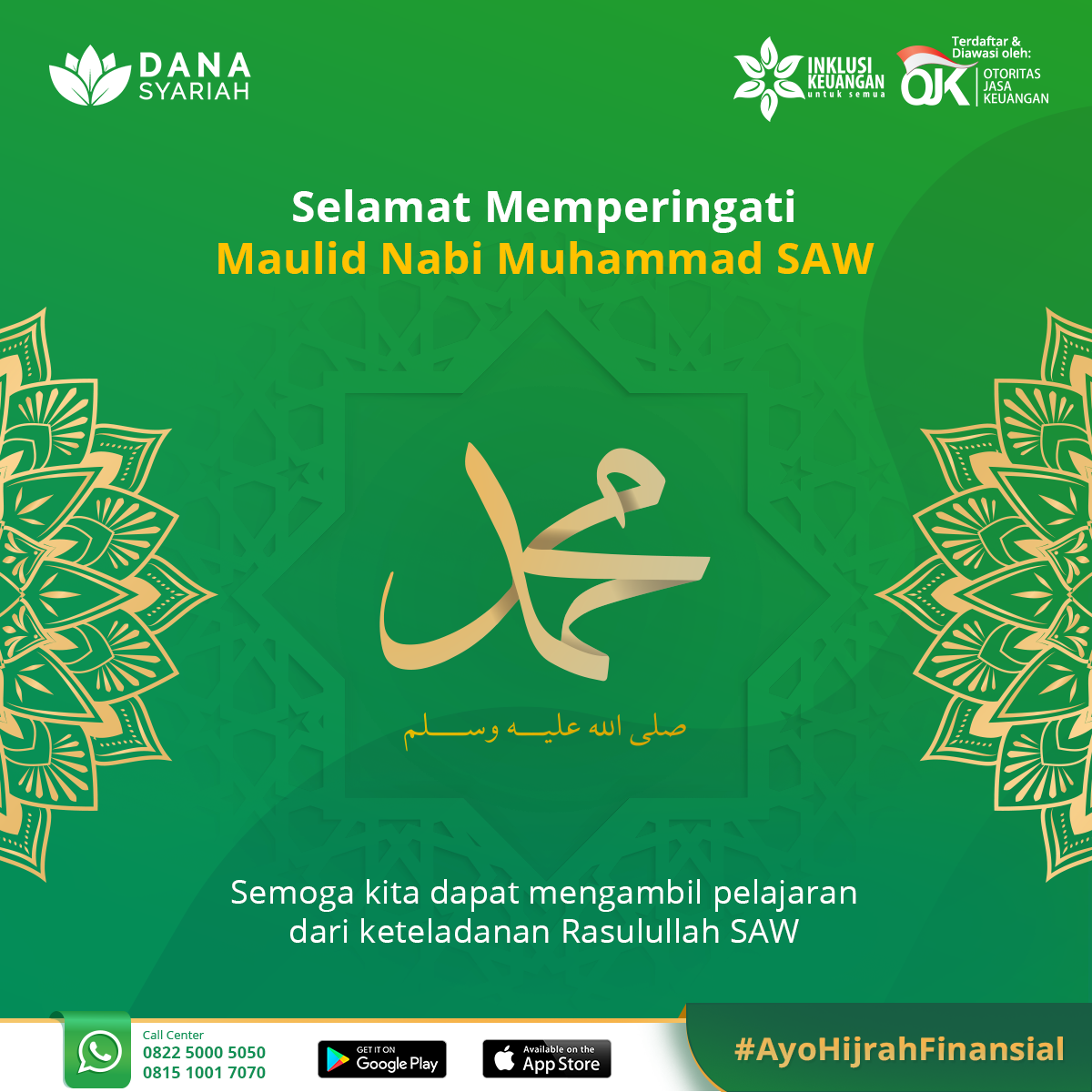 Dana Syariah Selamat Memperingati Maulid Nabi Muhammad S.A.W