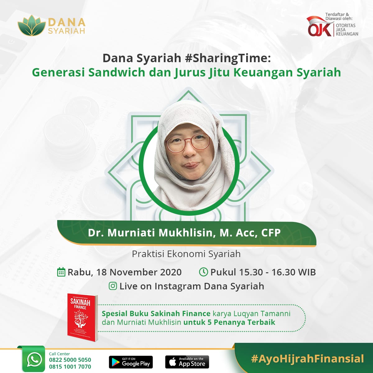 Dana Syariah Generasi Sandwich dan Jurus Jitu Keuangan Syariah #SharingTime