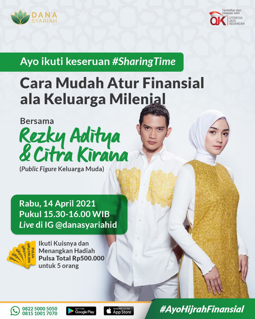 Dana Syariah Cara Mudah Atur Financial ala Keluarga Milenial Bersama Ka Rezky & Ka Ciki