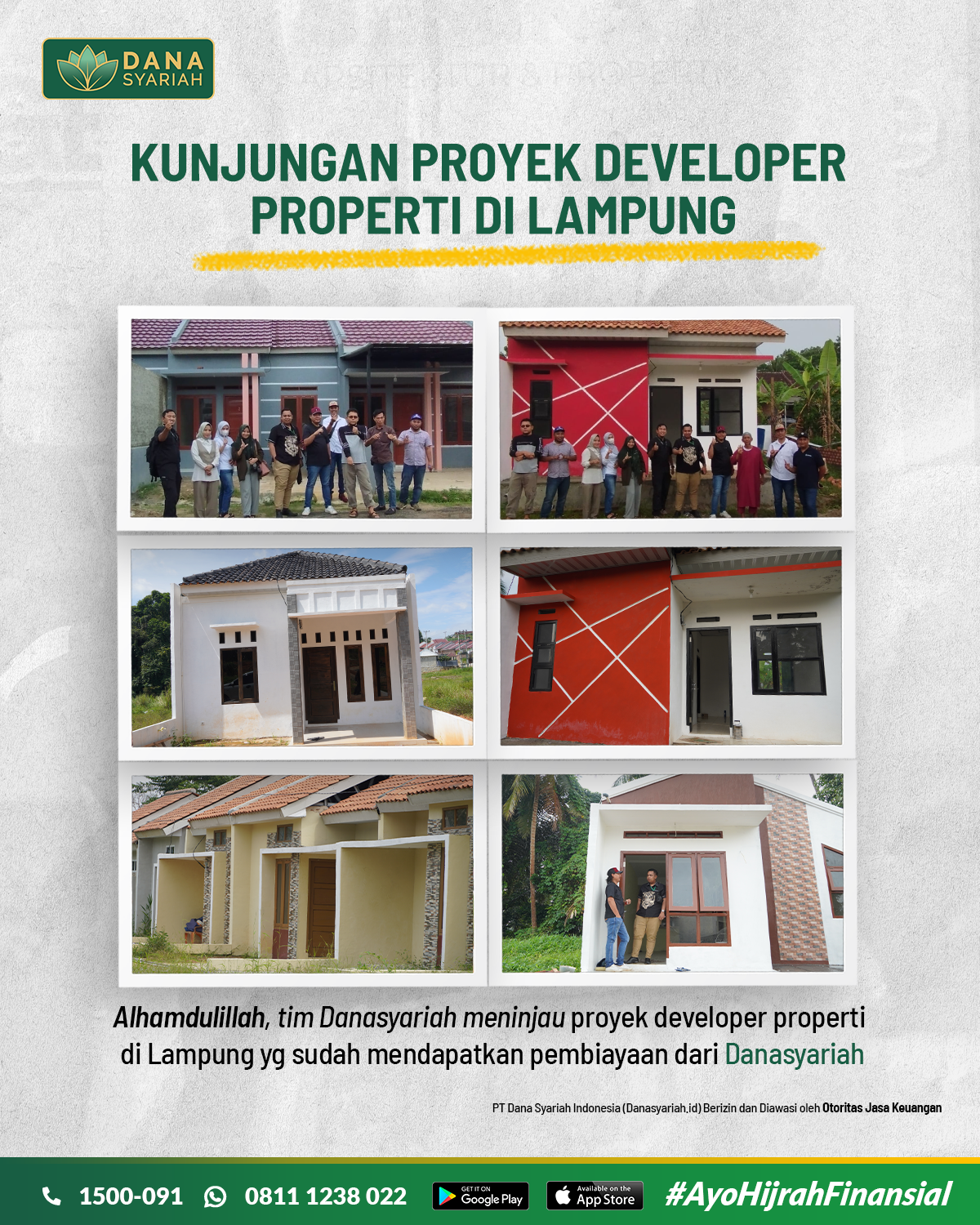 Dana Syariah Kunjungan Proyek Developer Properti Lampung