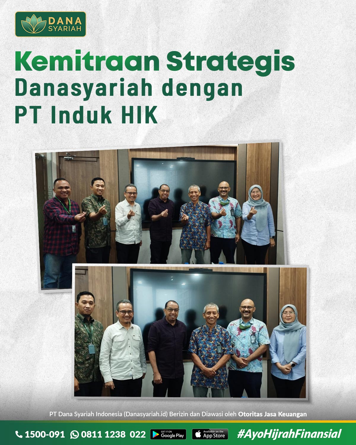 Dana Syariah Kemitraan Strategis Danasyariah dengan PT Induk HIK