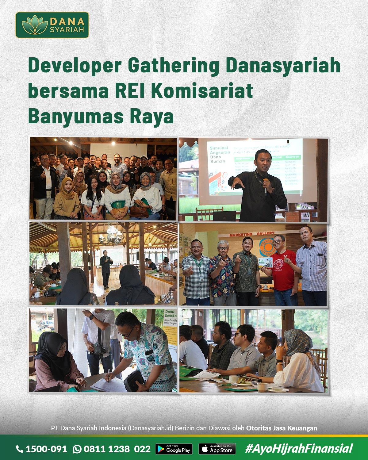 Dana Syariah Developer Gathering Danasyariah bersama REI Komisariat Banyumas Raya