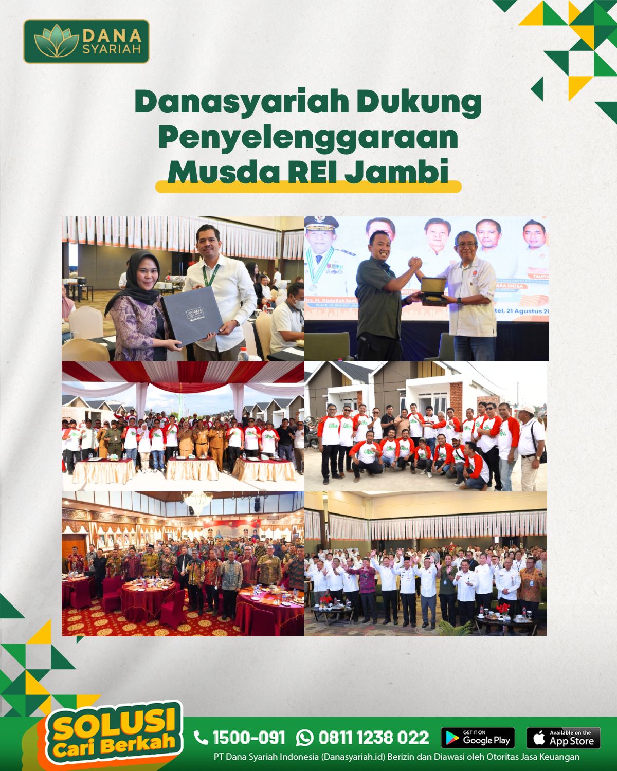 Dana Syariah Danasyariah Dukung Penyelenggaraan Musda REI Jambi 2024