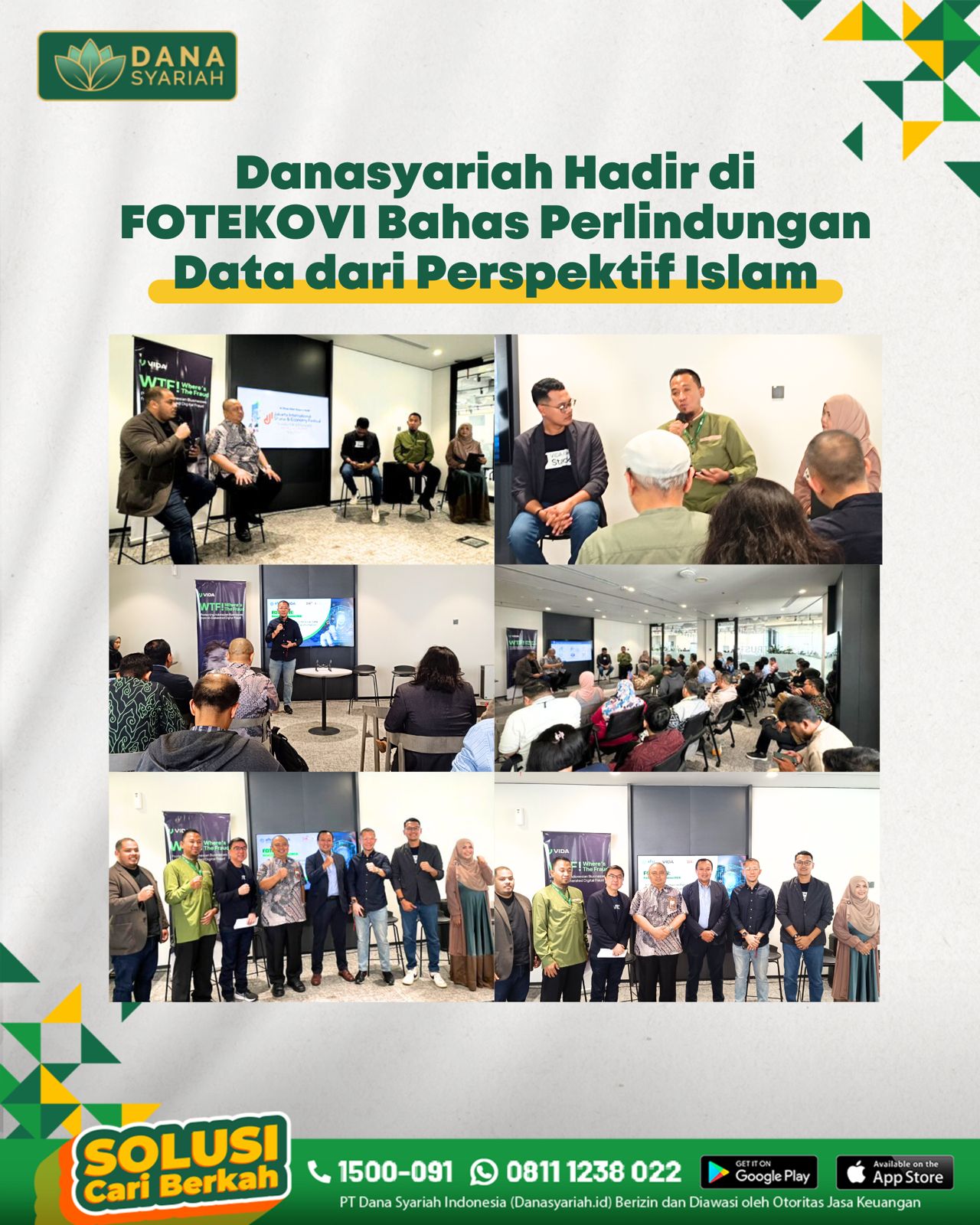 Dana Syariah Danasyariah Hadir di FOTEKOVI Bahas Perlindungan Data dari Perspektif Islam