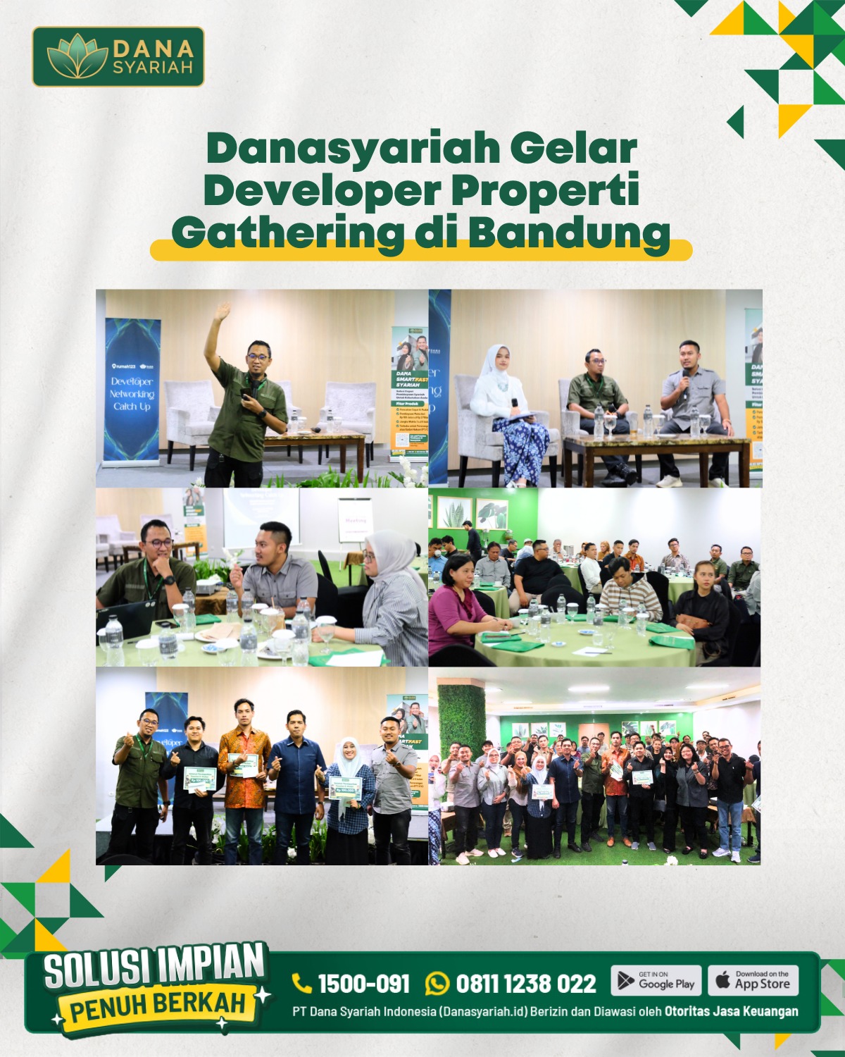 Dana Syariah Danasyariah Gelar Developer Properti Gathering di Bandung