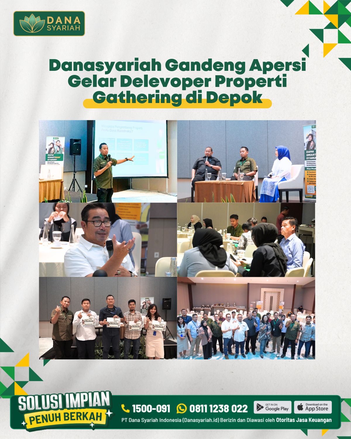 Dana Syariah Danasyariah Gandeng Apersi Gelar Developer Properti Gathering di Depok