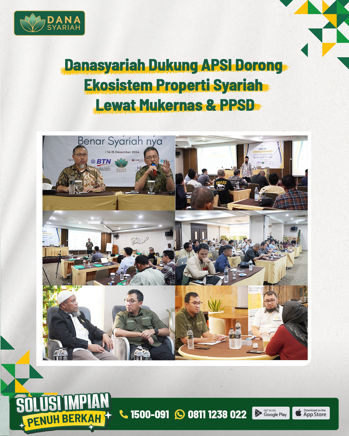 Dana Syariah Danasyariah Dukung APSI Dorong Ekosistem Properti Syariah Lewat Mukernas & PPSD